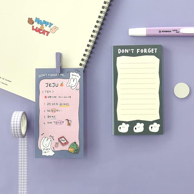 Monolike Memopad Happy and Lucky Petit Petit A SET - Image 6