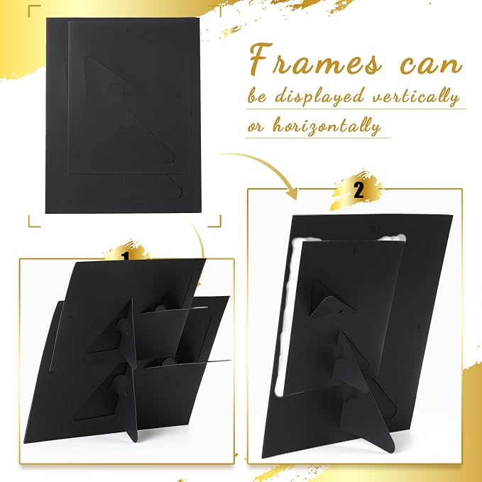 Tatuo 25 Pcs 8.5 x 11 Paper Picture Certificate Frames Horizontal Paper Award - Image 4