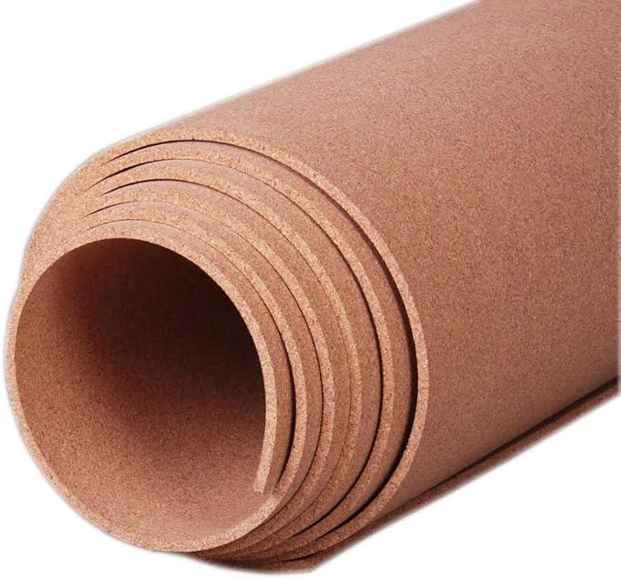 Manton Cork Premium Cork Roll - 3’ x 8’ x 1/4”, 100% Natural Facing Grade Material, Custom Cut Cork for Home, School, and Office Walls & Bulletin Boards-DeskLoop Office