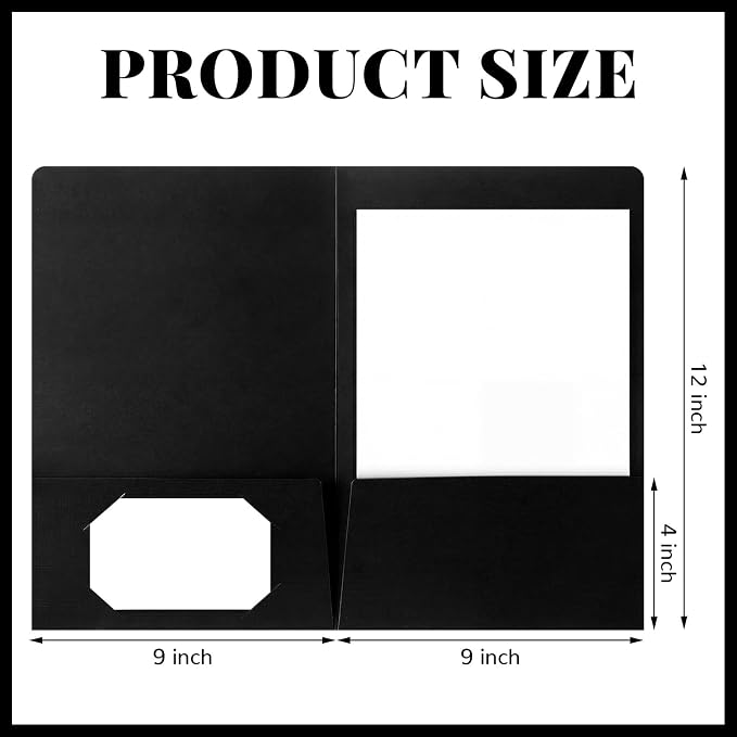Affrolling 50 Pack 6 x 9 Inch Welcome Pocket Folders Church Visitor Welcome - Image 2