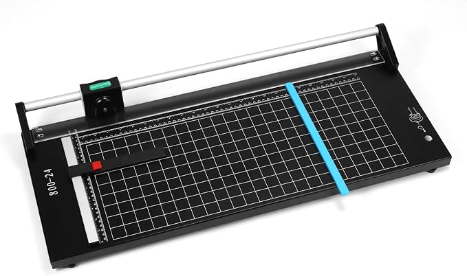 QWORK 24 Inch Manual Precision Rotary Paper Trimmer by QWORK