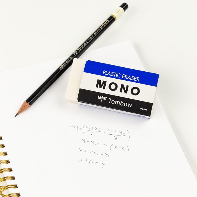 TOMBOW 57332 Mono Eraser, 1 Pack. Cleanly Removes Marks Without Damaging Paper - Image 9