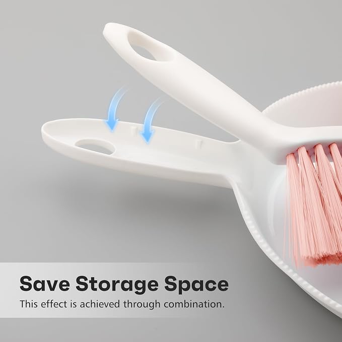 NACENA Handheld Dustpan and Broom Set – Mini Compact Brush Combo - Image 4