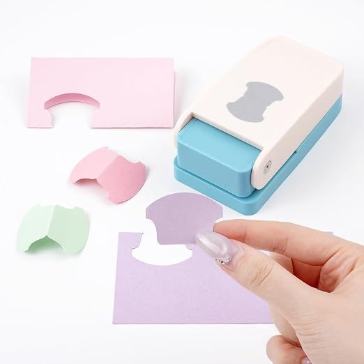 Tab Punch, Tab Puncher for Paper Crafts, DIY Index Tabs Puncher Loose Leaf - Image 6