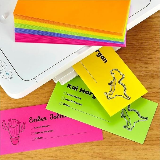 Astrobrights Color 10 Envelopes, 4.125" x 9.5", 24 Lb/89 Gsm, "Happy" 5-Color - Image 4