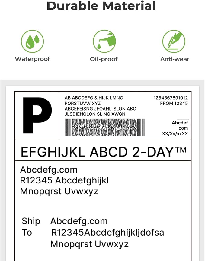 4x6 Thermal Labels, NELKO Thermal Direct Shipping Label, Compatible - Image 6