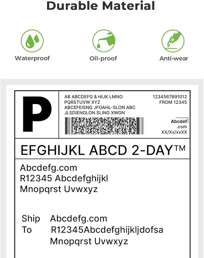 Nelko Genuine 4x6 Direct Thermal Shipping Label, 4x6 Thermal Labels - Image 4