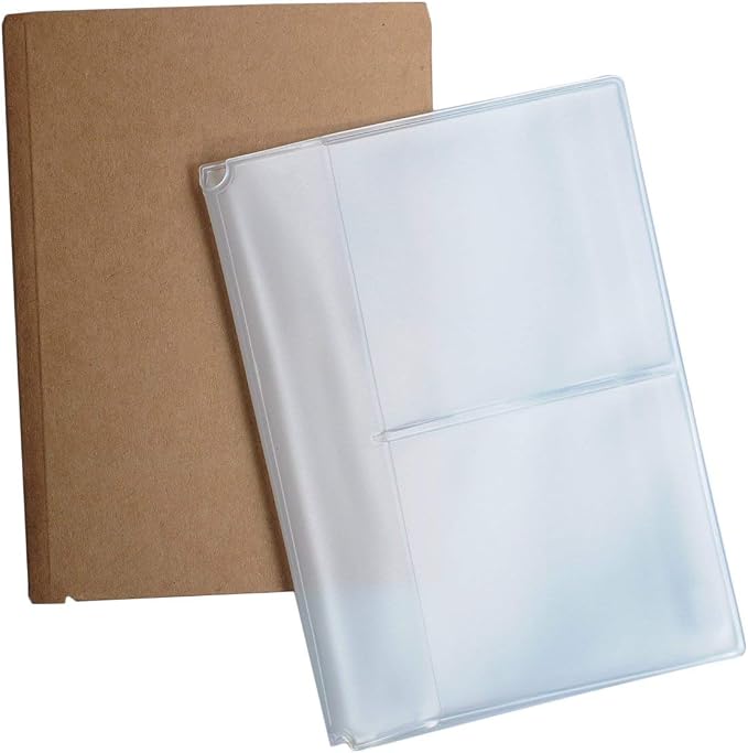 WANDERINGS Clear Zipper Case and Kraft Card Holder - Image 4