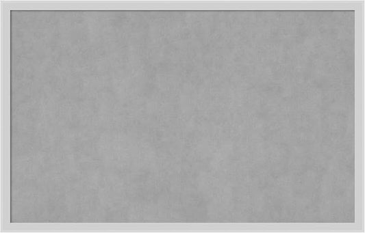 Amanti Art Silver Framed Magnetic Board 21x33 Large Vision Board by AmantiArt