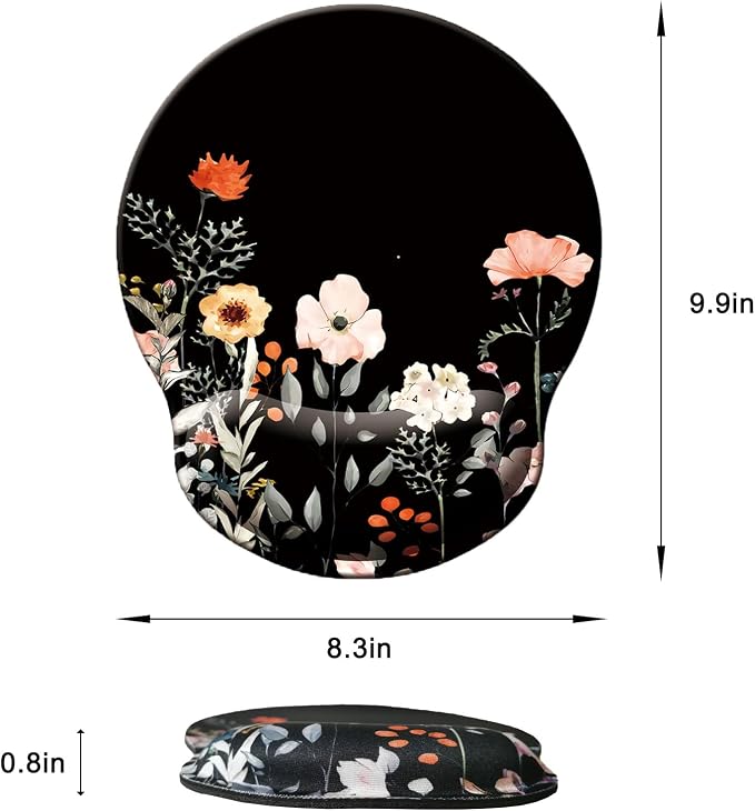 Mouse Pad with Wrist Support, Ergonomic Mouse Pad with Memory Foam Wrist Rest - Image 6