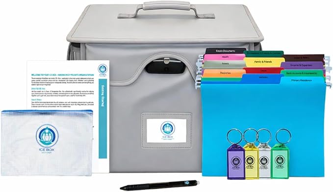 Icebox End of Life Organizer – Fire-Resistant Estate Planning & Emergency by Unknown