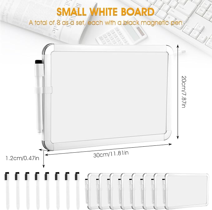 Sherr 8 Pcs Small White Board - Image 2