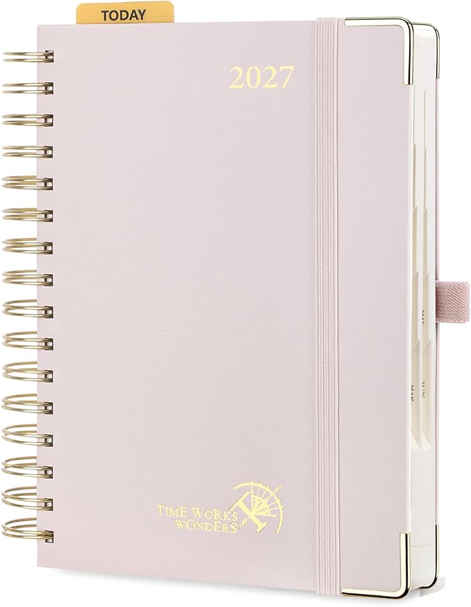 POPRUN 2027 Daily Planner One Page Per Day, 5.75" x 8.5", Calendar Book from by POPRUN