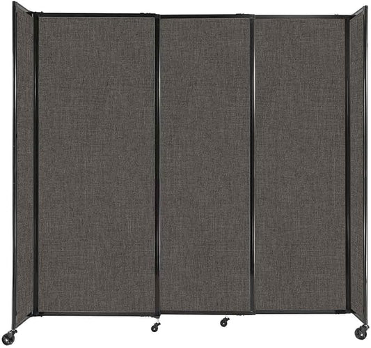 Versare Straightwall Sliding Portable Wall Partition | Freestanding Office by VERSARE