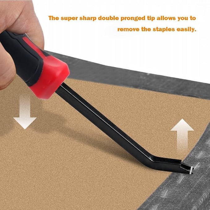Staple Remover, Heavy Duty Staple Remover Tool, Upholstery Stapler Puller Lifter - Image 4