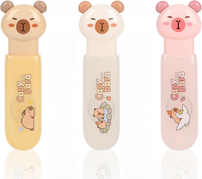 Cute Capybara Correction Tape, Mini Retractable Correction Tape Pen, by Unknown