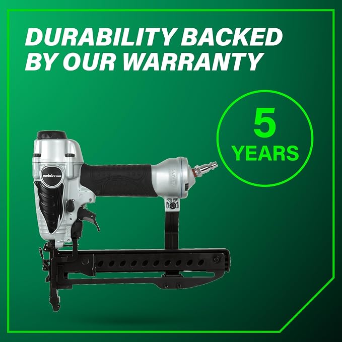 Metabo HPT Narrow Crown Stapler, 18 Gauge Pneumatic, N3804AB3 | Ergonomic Design - Image 13