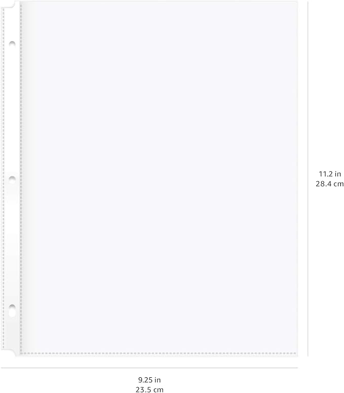 Amazon Basics Durable Clear Sheet Protectors - Image 5