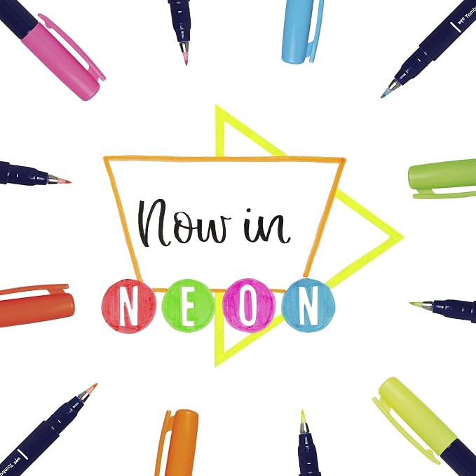 Tombow 56437 Fudenosuke Neon Brush Pen - Image 5