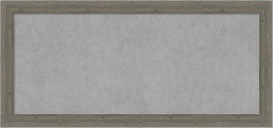 Amanti Art Grey Framed Magnetic Board 25x53 Oversize Vision Board by AmantiArt