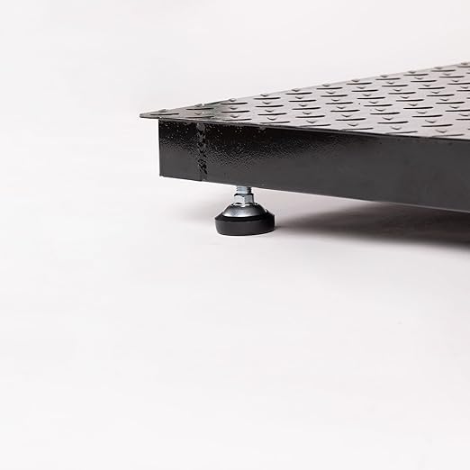 36"x36" Industrial Floor Scale, Heavy-Duty Warehouse Scale with Digital Indicator, Accurate Pallet Scale for Postal Luggage Shipping Mailing Weighing-DeskLoop Office