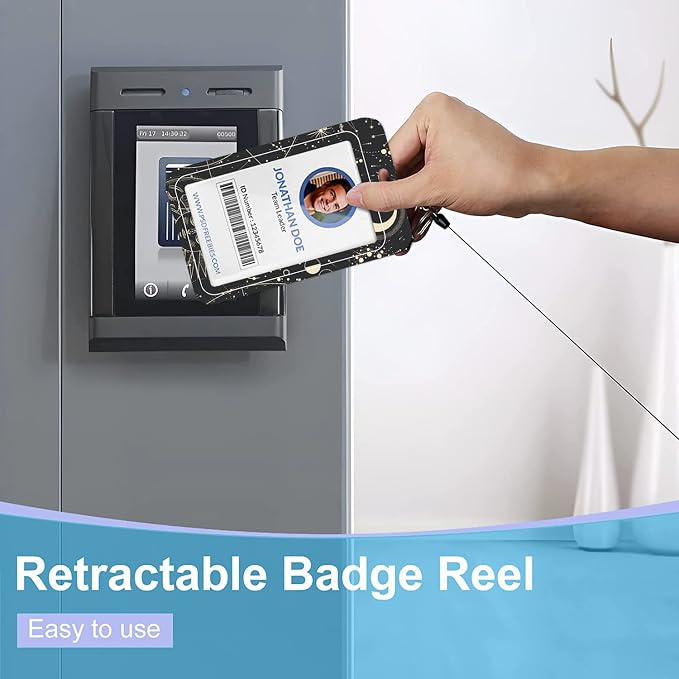 Badge Lanyard, Retractable Badge Holder - Image 5