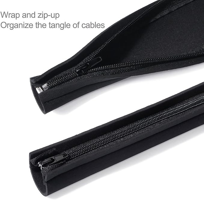 JOTO 4 Pack Cable Management Sleeve, 19-20 Inches Cord Organizer System - Image 3
