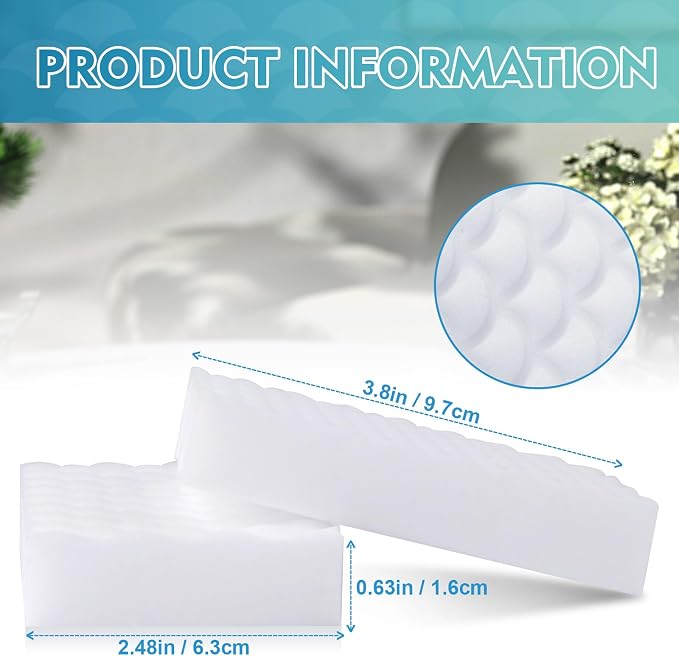 GLIMGLINT 12PK Magic Sponges Cleaning Eraser, Powerful Scrubber Foam Pads - Image 2