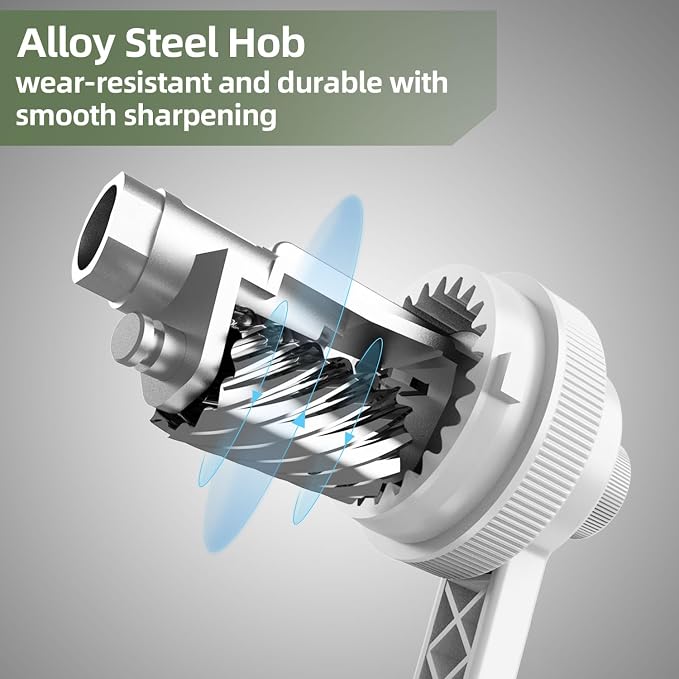 Deli Manual Pencil Sharpener, Auto-in Hand Crank Pencil Sharpener - Image 4