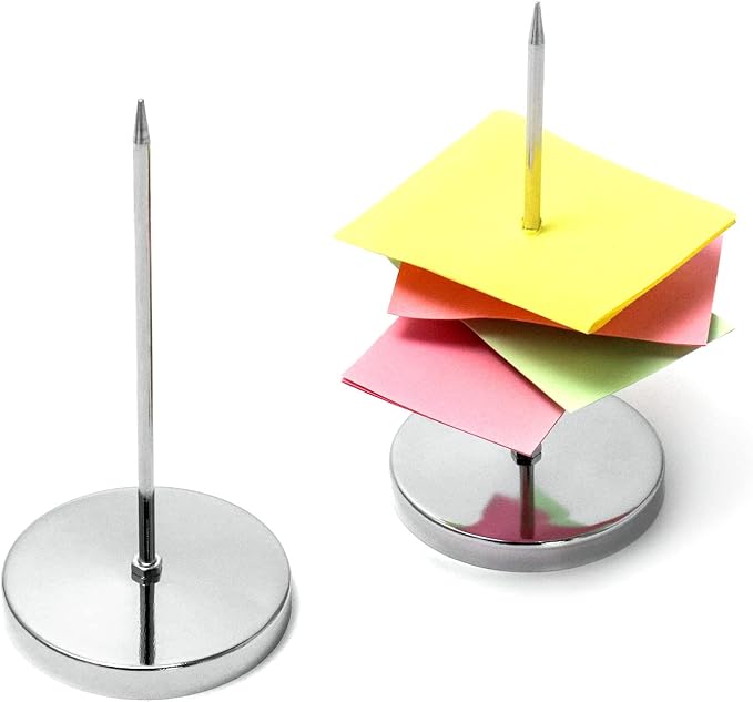 QWORK Desk Receipt Holder, 16 Pack Spike Stick Receipts Check Bill Fork - Image 2