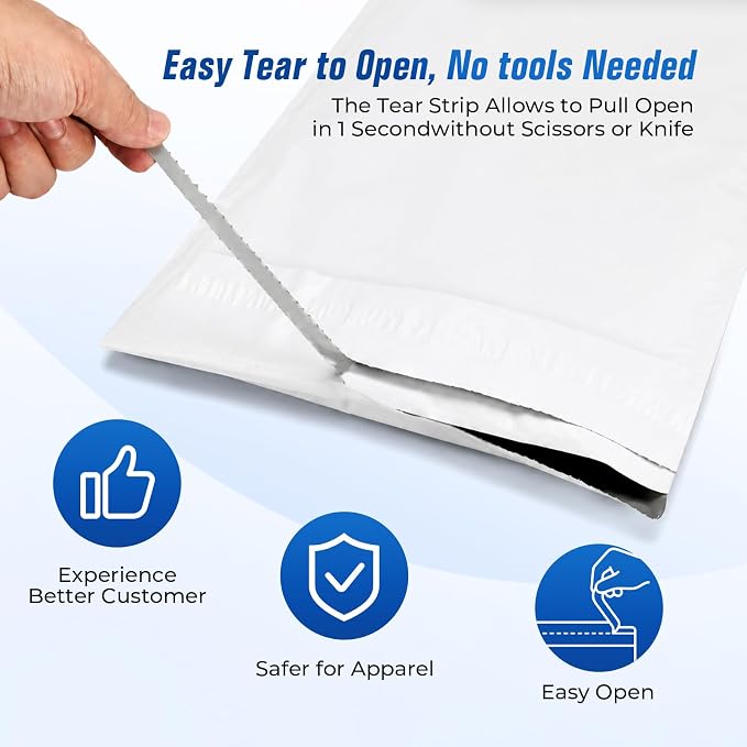 Fuxury Poly Mailers 12x15.5 100PC Shipping Bags - Image 10