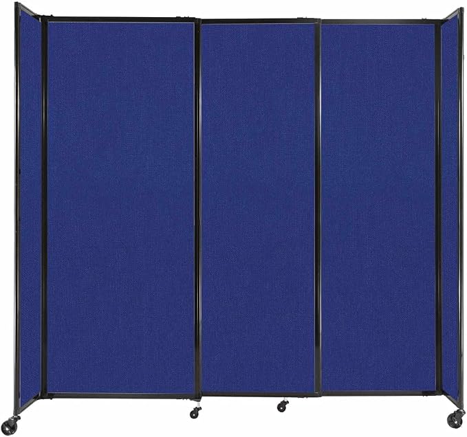 Versare Straightwall Sliding Portable Wall Partition | Freestanding Office by VERSARE