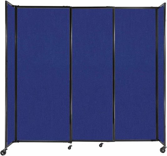 Versare Straightwall Sliding Portable Wall Partition | Freestanding Office by VERSARE