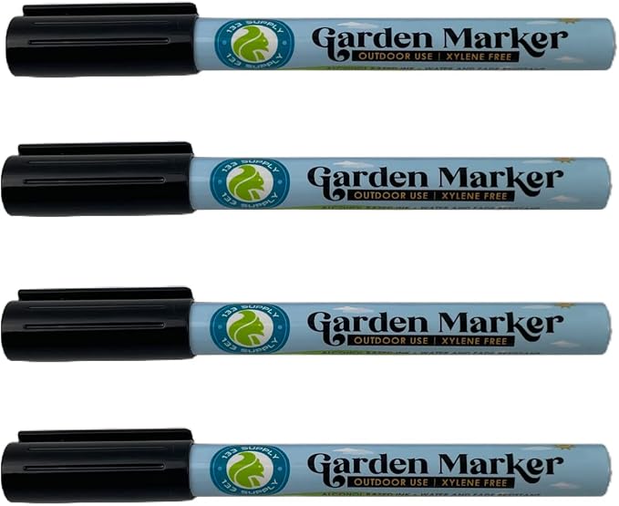 Permanent Black Markers by 133+SUPPLY