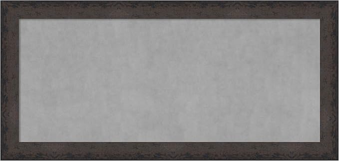Amanti Art Black Framed Magnetic Board 25x53 Oversize Vision Board by AmantiArt