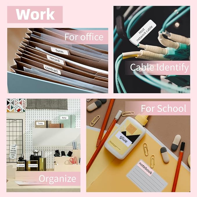 Phomemo Label Maker Machine, D30 Portable Handheld Bluetooth Mini Label Printer, Multiple Templates Smartphone Thermal Small Label Maker for Kids School Items, Classroom Teacher Supplies, Easy to Use-DeskLoop Office