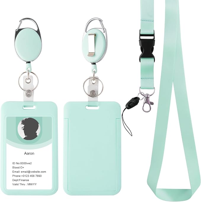 Retractable ID Badge Holder by happyhbt