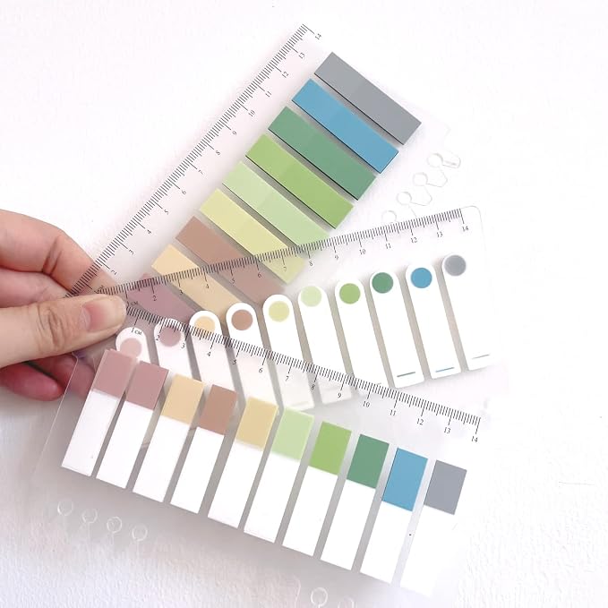 600 Pcs Morandi Sticky Tabs Book Notes Tabs, Page Markers Tabs Pastel Book Tabs - Image 6