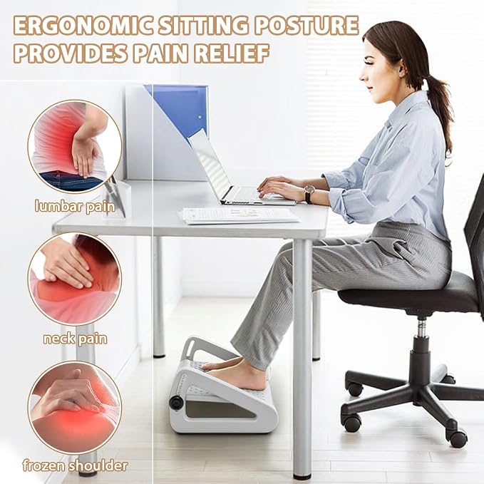 CasaZenith Foot Rest, Six Heights Adjustable Foot Rest - Image 4
