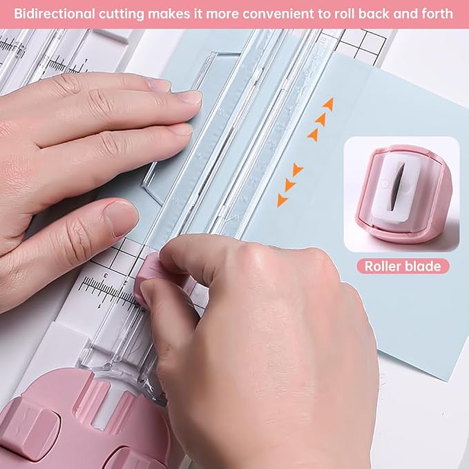 Paper Cutter, 4-in-1 Paper Trimmer, Photo Cutter, Perforated, Creasing - Image 4