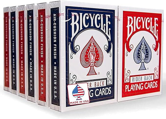 Bicycle Rider Back Standard Index Playing Cards, 12 Pack Bulk Set, Classic by BicyclePlayingCards