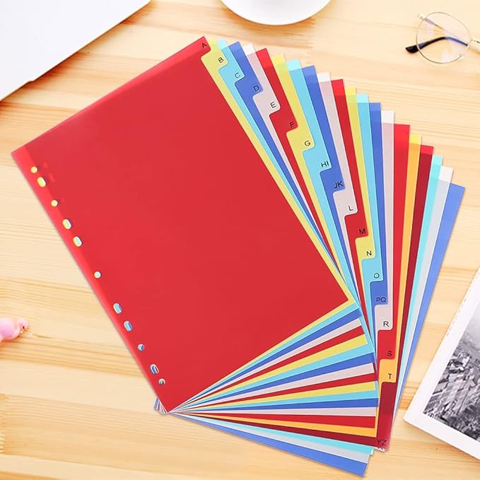 3 Sets 21-Tab A-Z Alphabet Binder Dividers - Image 3