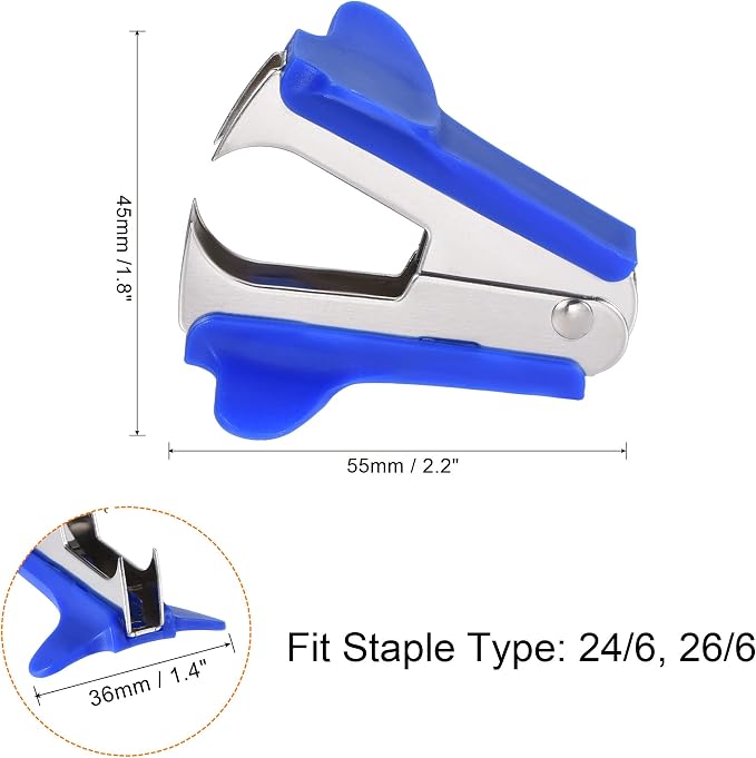 MECCANIXITY Staple Remover Tools, Staplers Puller Steel Jaw - Image 2