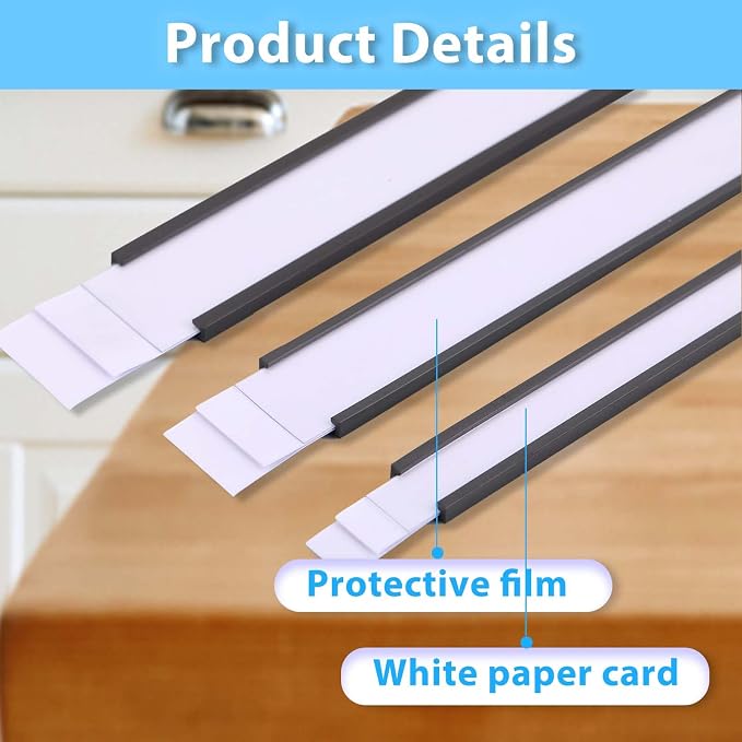 Magnetic Label Holders with Magnets Magnetic Data Card Holders with Clear - Image 5