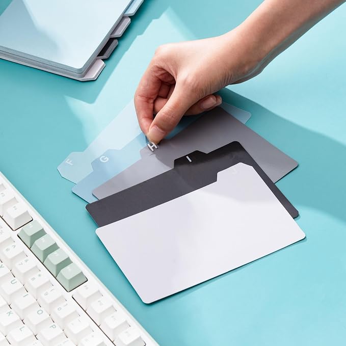 Harloon 50 Pack 3 x 5 Inch Index Card Dividers - Image 7