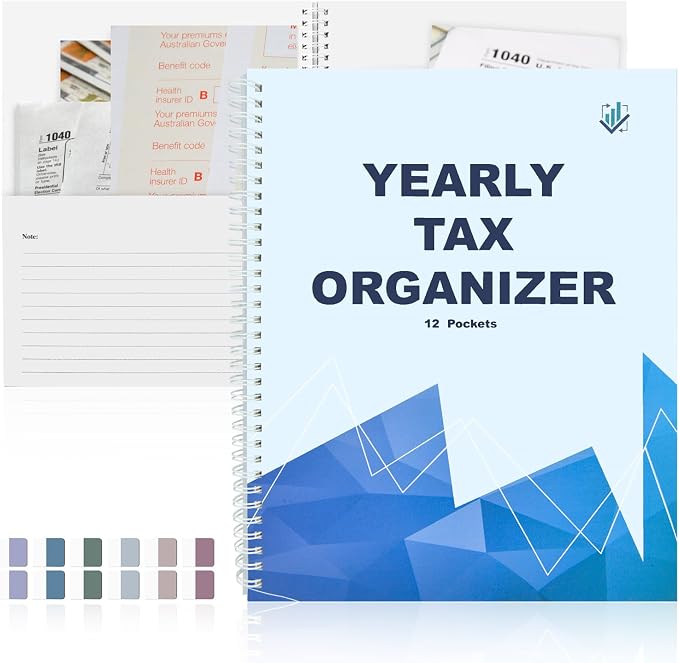 Letter Size Yearly Tax Organizer Book by Unknown