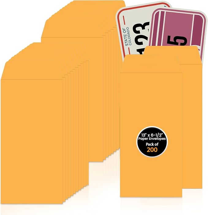 Plain License Plate Envelopes - Image 9