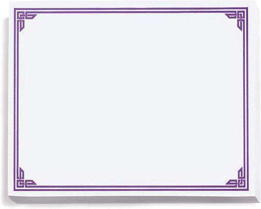 PaperDirect Purple on White Classic Specialty Certificates, 8½ x11, Foil Accents by PaperDirect