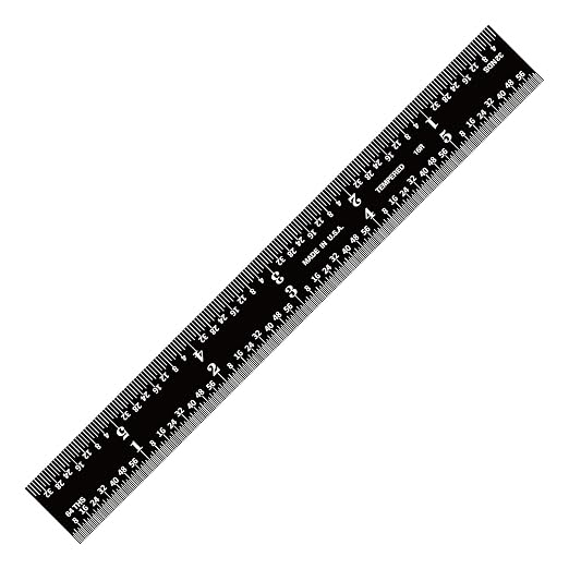 PEC Tools 6-inch Metal Ruler, Stainless Steel by PECTools