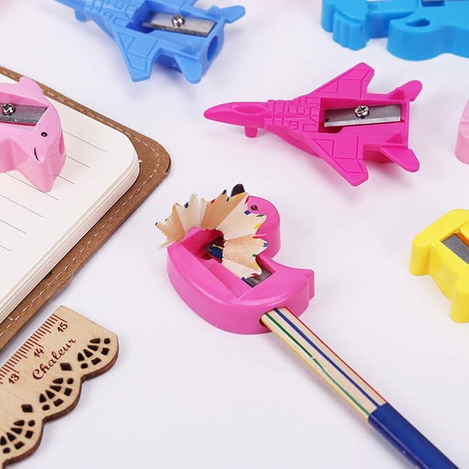 50 Pcs Pencil Sharpeners Bulk Cartoon Animal Shaped Small Pencil Sharpeners - Image 9